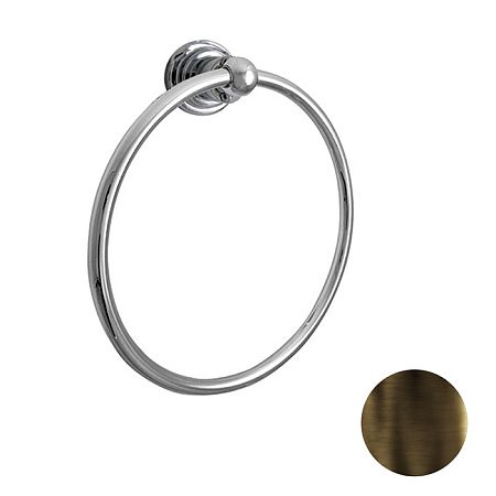 Nicolazzi Accessori Полотенцедержатель кольцо, цвет: тёмная бронза