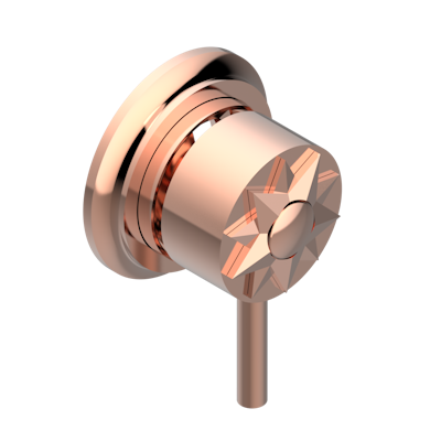 Внешняя часть смесителя THG Mille Nuits - Clear crystal для душа однорычажного встраиваемого в стену