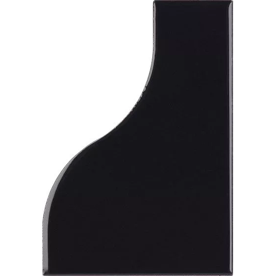 Equipe Керамическая плитка Curve Black 8,3x12x0,83 купить в Москве: интернет-магазин StudioArdo