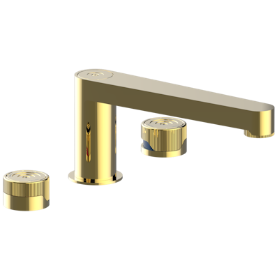 Смеситель для ванны  THG Zoom.5 на 3 отверстия устанавливаемый на борту - излив СУПЕР ГОЛИАФ