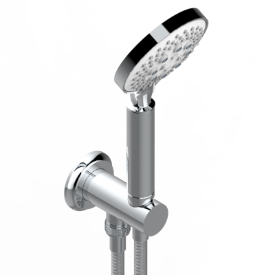 Душ ручной THG Mille Nuits - Clear crystal стильный встраиваемый в стену, шланг и патрубок для душа с крючком