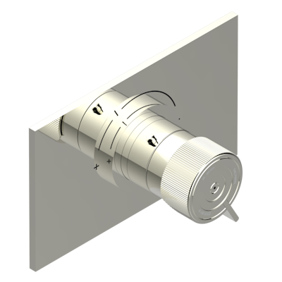 Ручка регулировки THG Zoom.7 для термостата THG, арт.5100A 1/2" и 5200A 3/4"