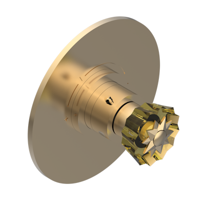 Ручка регулировки  THG Mille Nuits - Champagne crystal с круглой накладкой для термостата THG, арт.5100A 1/2" и 5200A 3/4"