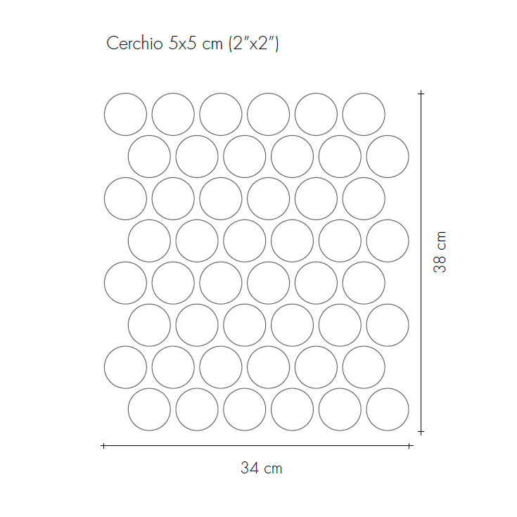 Керамогранит Etruria Design XXS Cerchio 5 Su Rete Perla 34x38 купить в Москве: интернет-магазин StudioArdo
