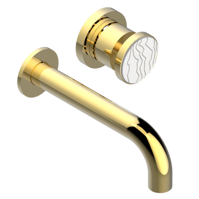 Комплект отделки для встраиваемого смесителя THG Yoko Ice для раковины с изливом, без слива