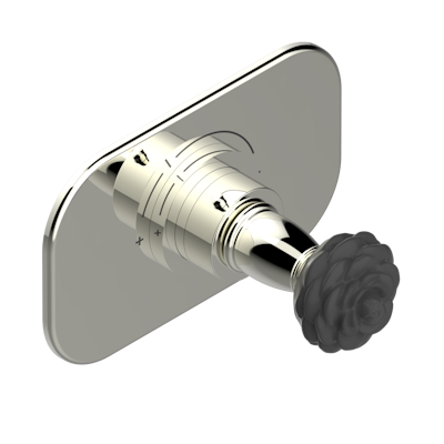 Ручка регулировки для термостата  THG Camelia Black Crystal, арт.5100A 1/2" и 5200A 3/4"