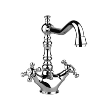 Gessi, Ladolcevita, смеситель для раковины с донным клапаном на 1/4", отделка бронза 140