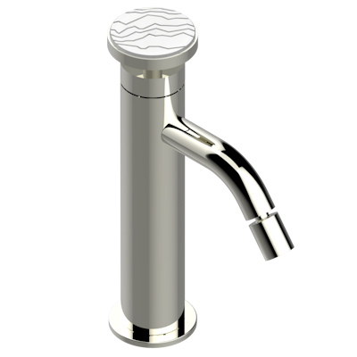 Смеситель  THG Yoko Ice однорычажный для биде с донным клапаном