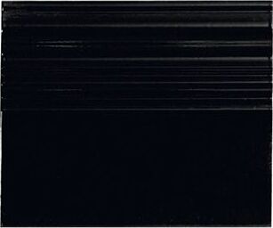 Керамическая плитка Tonalite Diamante Battiscopa Nero 12,5X15 Lucida