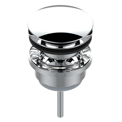 Слив-перелив THG Mille Nuits - Clear crystal для раковины с решеткой