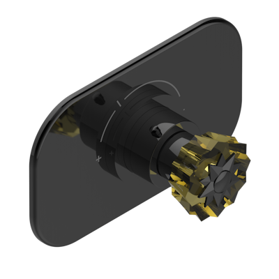 Ручка регулировки THG Mille Nuits - Champagne crystal для термостата THG, арт.5100A 1/2" и 5200A 3/4"