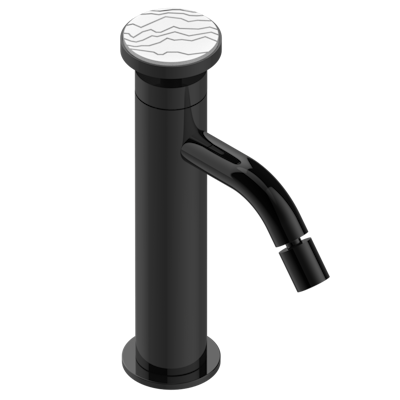 Смеситель  THG Yoko Ice однорычажный для биде с донным клапаном