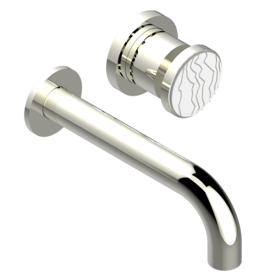 Комплект отделки для встраиваемого смесителя THG Yoko Ice для раковины с изливом, без слива