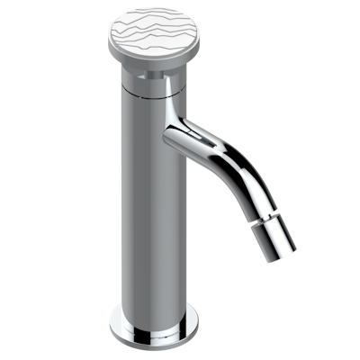 Смеситель  THG Yoko Ice однорычажный для биде с донным клапаном