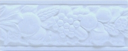 Бордюр Ceramiche Grazia Boiserie Robbiana Genziana 8x20