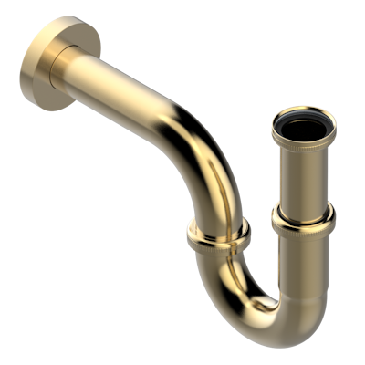 Сифон THG Mille Nuits - Clear crystal регулируемый "P"-образный - высота : от 140 мм до 195 мм