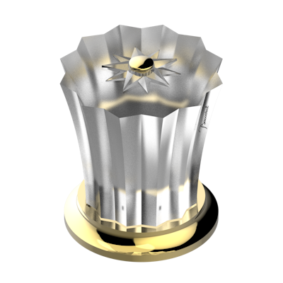 Вентиль THG Mille Nuits - Clear crystal 1/2", устанавливаемый на борту