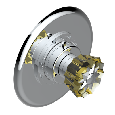 Ручка регулировки THG Mille Nuits - Champagne crystal для термостата EUROTHERM N°8105N, 8200N, 8300