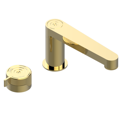 Смеситель THG Zoom.7 с прогрессивным картриджем для раковины на 2 отверстия с краном, без донного клапана