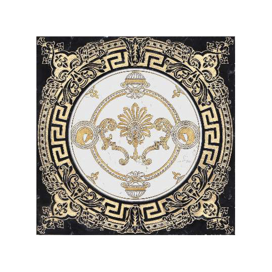 Мраморная плитка Akros Luxurius Hellenic T Biancone/Nero Marquinia Gold 40x40 купить в Москве: интернет-магазин StudioArdo