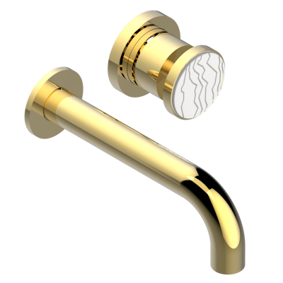 Комплект отделки для встраиваемого смесителя THG Yoko Ice для раковины с изливом, без слива