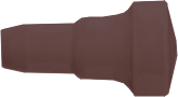 Вставка Ceramiche Grazia New Classic Angolo Esterno Toro Granata 2,5x5,5