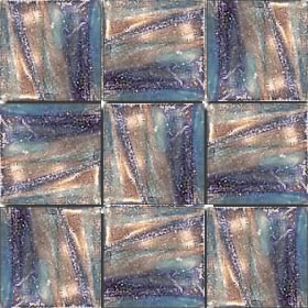 Trend Стеклянная мозаика с авантюрином 2x2 Brillante Opale 226 сетка 316х316 