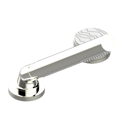 Смеситель THG Yoko Ice устанавливаемый на борту с ручным душем с ручкой одновременной регулировки – потока/температуры