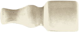 Вставка Ceramiche Grazia Epoque Angolo Finale Beige/Ivory Matt 2x6,5