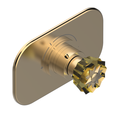 Ручка регулировки THG Mille Nuits - Champagne crystal для термостата THG, арт.5100A 1/2" и 5200A 3/4"