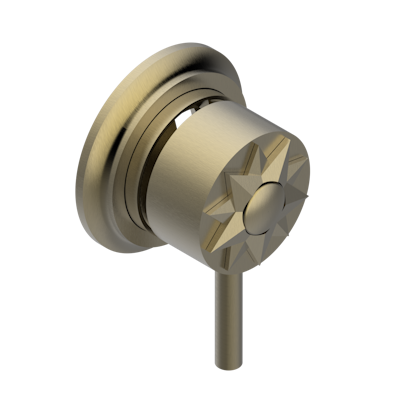 Внешняя часть смесителя THG Mille Nuits - Clear crystal для душа однорычажного встраиваемого в стену