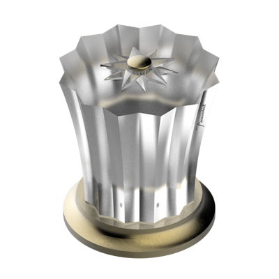 Вентиль THG Mille Nuits - Clear crystal 3/4", устанавливаемый на борту