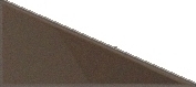 LaDiva Керамическая плитка Triangolo SX Liscia Caffe 4x9 Sat