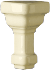 Вставка Ceramiche Grazia Essenze Angolo Esterno Parete Magnolia Craquele 3x7,5
