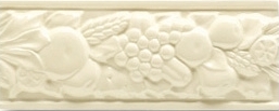 Бордюр Ceramiche Grazia Boiserie Robbiana Beige Craquele 8x20