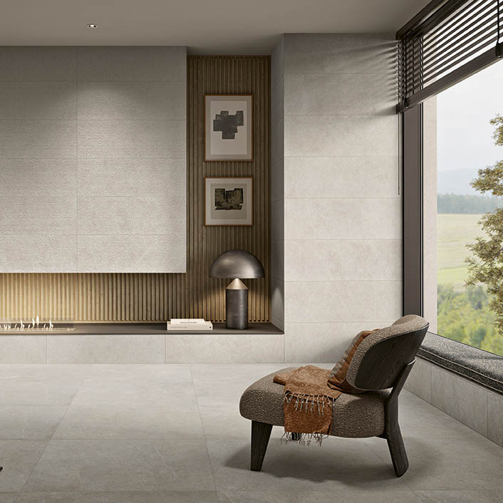 Love Ceramic Tiles Керамогранит Sense Light Grey 35х100x0,8 Rett купить в Москве: интернет-магазин StudioArdo