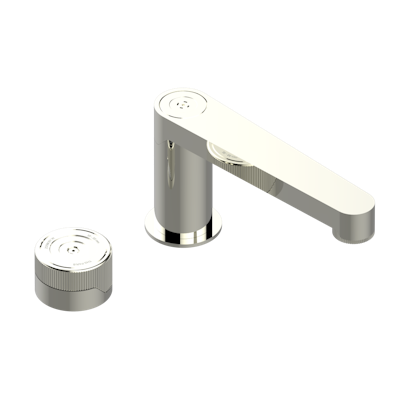 Смеситель THG Zoom.5 с прогрессивным картриджем для раковины на 2 отверстия с краном, без донного клапана