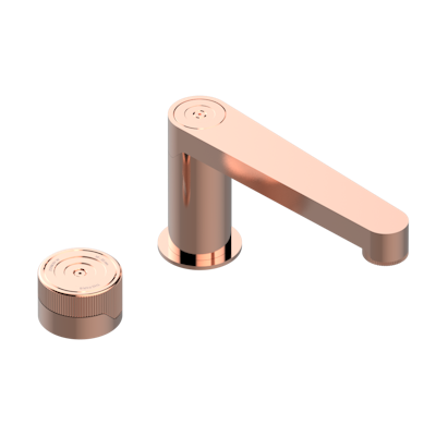 Смеситель THG Zoom.5 с прогрессивным картриджем для раковины на 2 отверстия с краном, без донного клапана