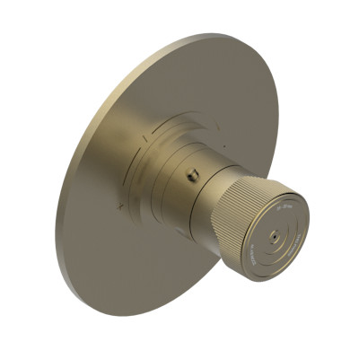 Ручка регулировки THG Zoom.5 с круглой накладкой для термостата THG, арт.5100A 1/2" и 5200A 3/4"