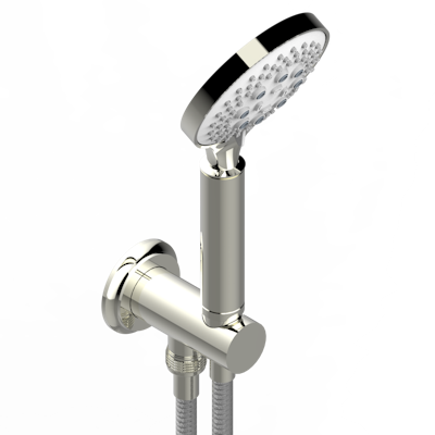 Душ ручной THG Mille Nuits - Clear crystal стильный встраиваемый в стену, шланг и патрубок для душа с крючком