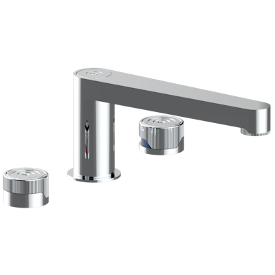 Смеситель для ванны  THG Zoom.5 на 3 отверстия устанавливаемый на борту - излив СУПЕР ГОЛИАФ