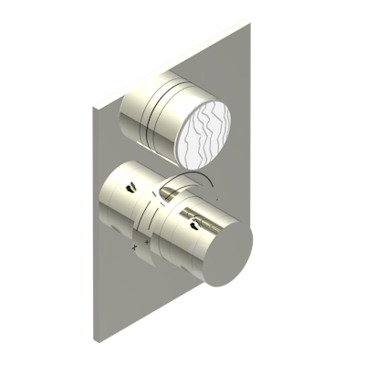 Ручки регулировки THG Yoko Ice для термостата THG с вентилем арт.5300AE