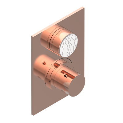 Ручки регулировки THG Yoko Ice для термостата THG с вентилем арт.5300AE