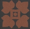Вставка Ceramiche Grazia Old England Tozzetto Black Chester 4x4