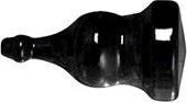 Керамическая плитка Tonalite Diamante Angolo Esterno Bordo Nero 2X8 Lucida