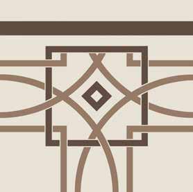 Керамогранит Etruria Vintage Pattern 6 Край 20x20см