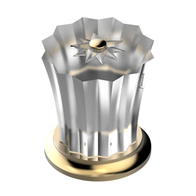 Вентиль THG Mille Nuits - Clear crystal 1/2", устанавливаемый на борту