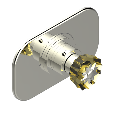 Ручка регулировки THG Mille Nuits - Champagne crystal для термостата THG, арт.5100A 1/2" и 5200A 3/4"