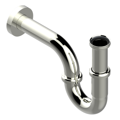 Сифон THG Mille Nuits - Clear crystal регулируемый "P"-образный - высота : от 140 мм до 195 мм