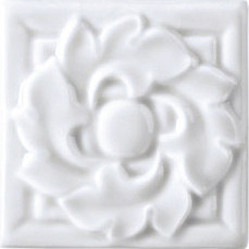 Вставка Ceramiche Grazia New Classic Hellas Tozzetto Bianco 6x6